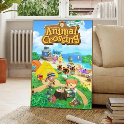 Best Selling Animal Crossing Village Life Wall Art