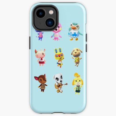 Animal Crossing Villager Pattern Iphone Case