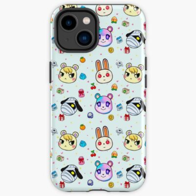 Animal Crossing Character Pattern Iphone Case