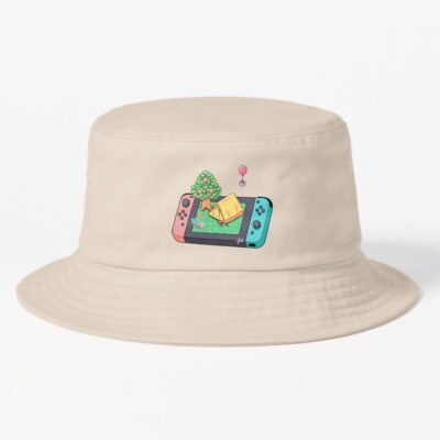 Animal Crossing Switch Design Bucket Hat
