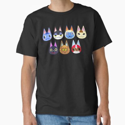 Animal Crossing Cat Village T-shirt