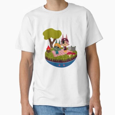 Webfishing Character Island Scene T-shirt