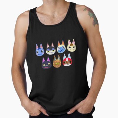 Animal Crossing Cat Village Tank Top