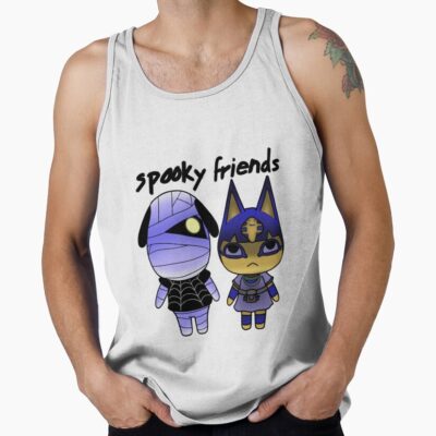 Spooky Animal Crossing Friends Tank Top