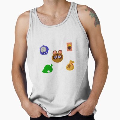 Animal Crossing Island Icons Tank Top