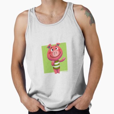 Curly Jock Pig Tank Top