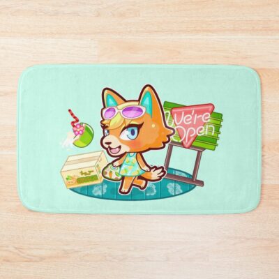 Audie Peppy Wolf Bath Mat