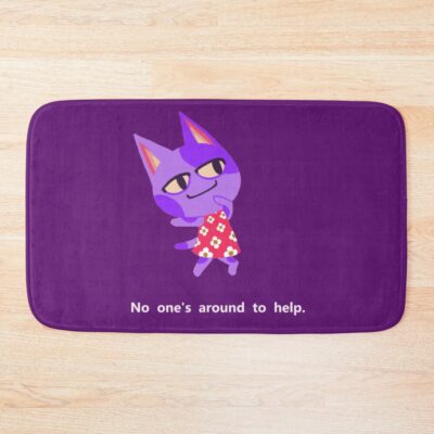 No Ones Around To Help Bath Mat