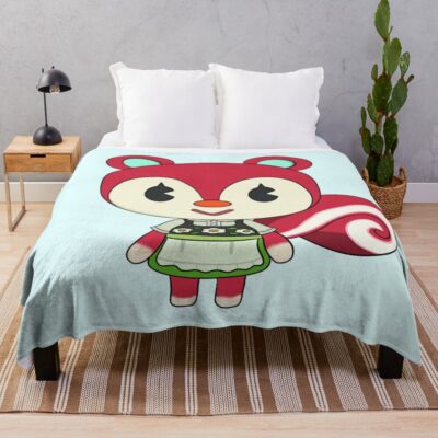 Poppy Sweet Squirrel Throw Blanket