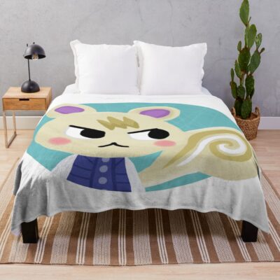 Marshall Smug Squirrel Throw Blanket