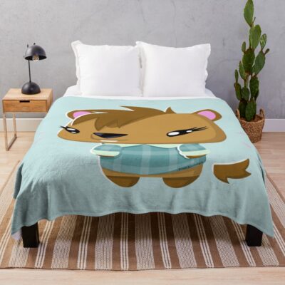 Nugget Groundhog Villager Throw Blanket