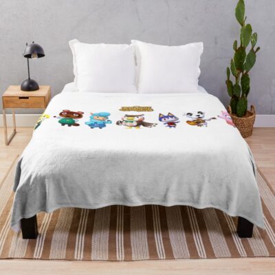 Animal Crossing Villager Life Throw Blanket