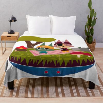 Webfishing Character Scene Throw Blanket