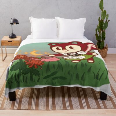 Poppy Cozy Island Life Throw Blanket