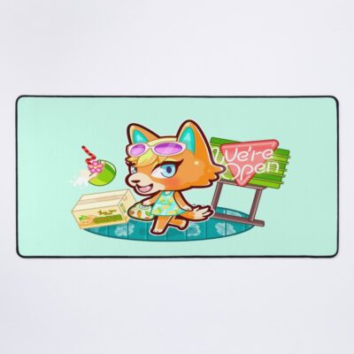 Audie Peppy Wolf Mouse Pad