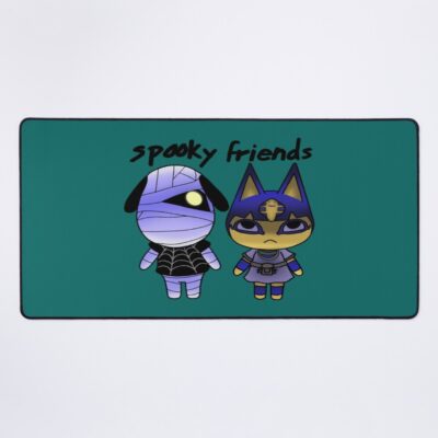 Spooky Animal Crossing Friends Mouse Pad