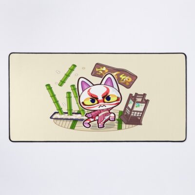 Kabuki Cranky Cat Mouse Pad