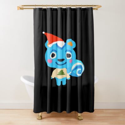 Christmas With Filbert Shower Curtain