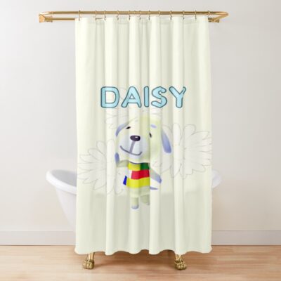 Daisy Bow Wow Shower Curtain