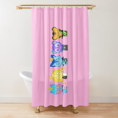 Krew Plushies So Cute Shower Curtain