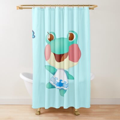 Lily Sweet Frog Shower Curtain