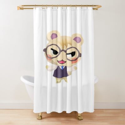Marshal Smug Pose Shower Curtain