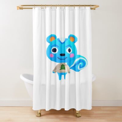 Filbert Cozy Squirrel Shower Curtain