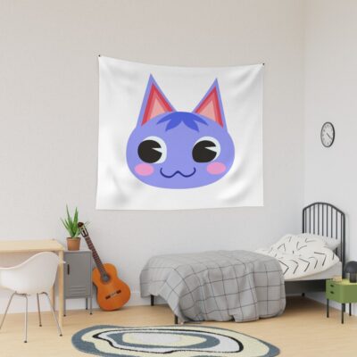 Rosie Peppy Cat Villager Tapestry