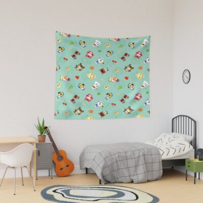 Cute Animal Crossing Villagers Tapestry
