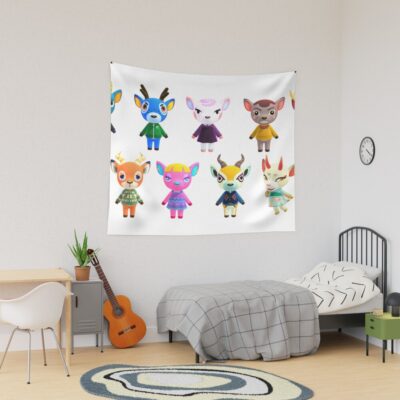 Animal Crossing Cub Villagers Tapestry