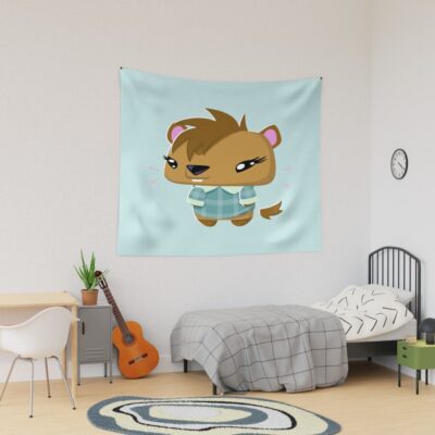 Nugget Groundhog Villager Tapestry
