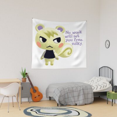 Marshal No Work Will Set You Free Tapestry