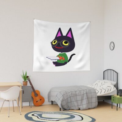 Kiki Black Cat Acnh Tapestry