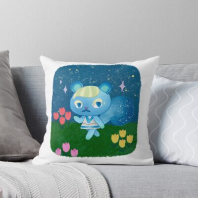 Ione Starlight Squirrel Throw Pillow