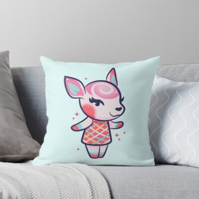 Diana Elegant Deer Acnl Throw Pillow