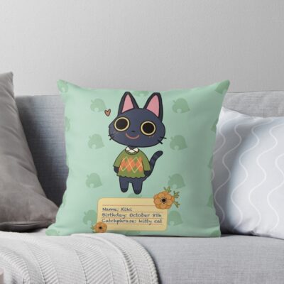 Kiki Cozy Island Life Throw Pillow