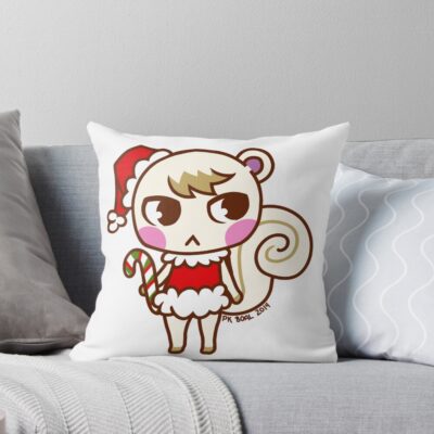 Christmas Marshal Acnl Throw Pillow