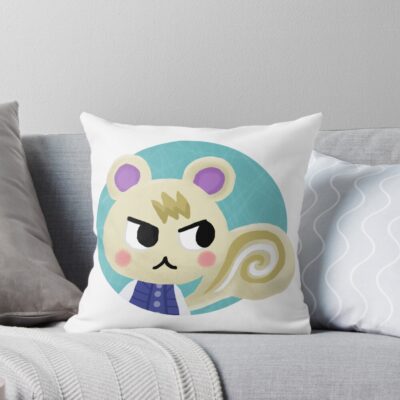 Marshall Smug Squirrel Throw Pillow