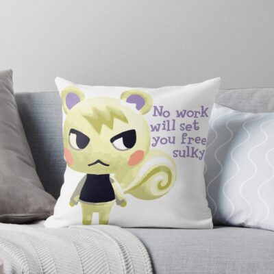 Marshal No Work Will Set You Free Throw Pillow