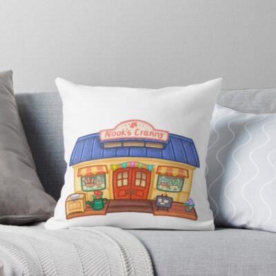 Nook's Cranny Shop Throw Pillow