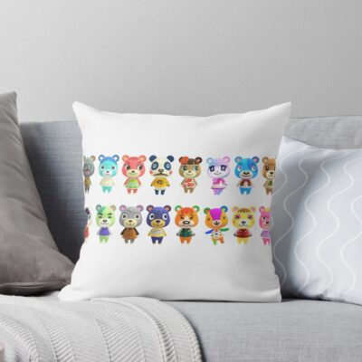 Animal Crossing Cub Friends Throw Pillow