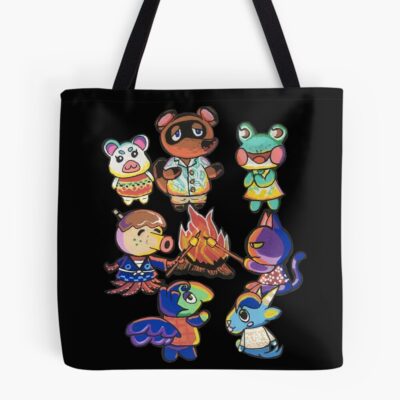 Camp Out Island Friends Tote Bag
