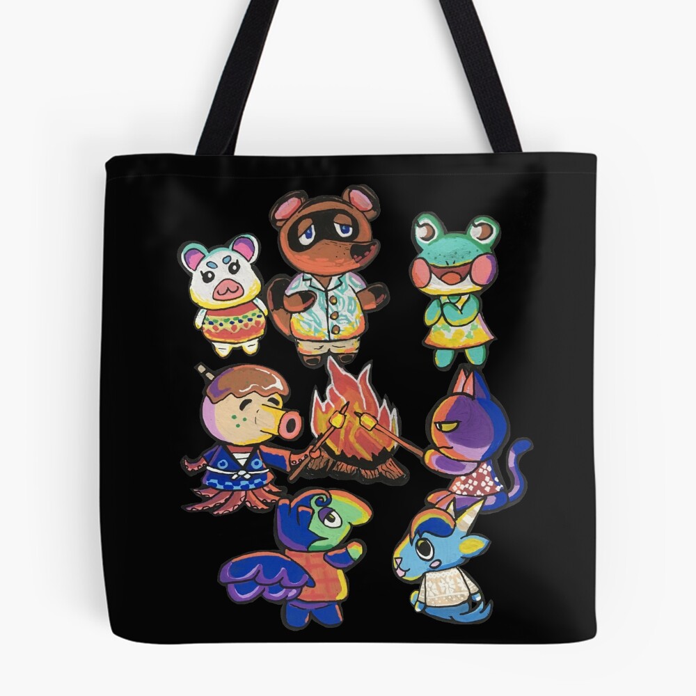 Camp Out Island Friends Tote Bag