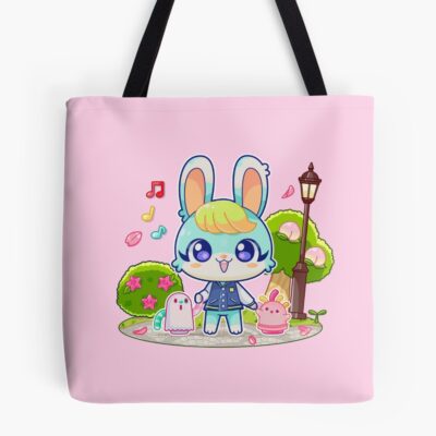 Sasha Playful Rabbit Tote Bag
