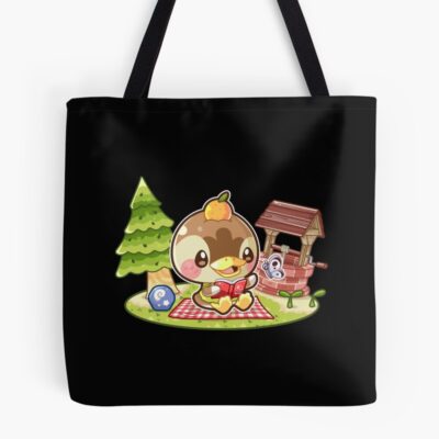 Orange Girl Villager Tote Bag