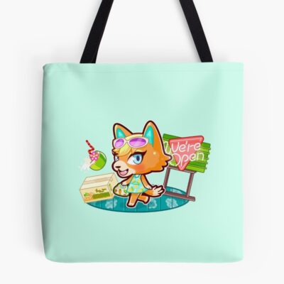 Audie Peppy Wolf Villager Tote Bag