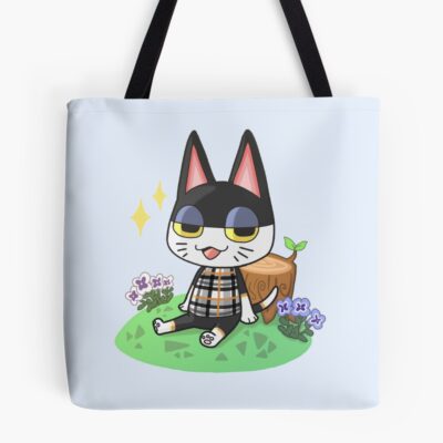 Punchy Lazy Cat Acnh Tote Bag