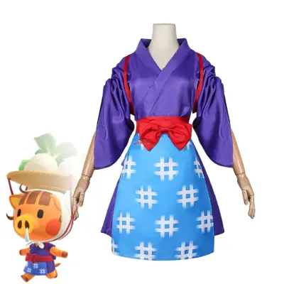 Animal Crossing New Horizons Daisy Mae Kimono Cosplay Costume
